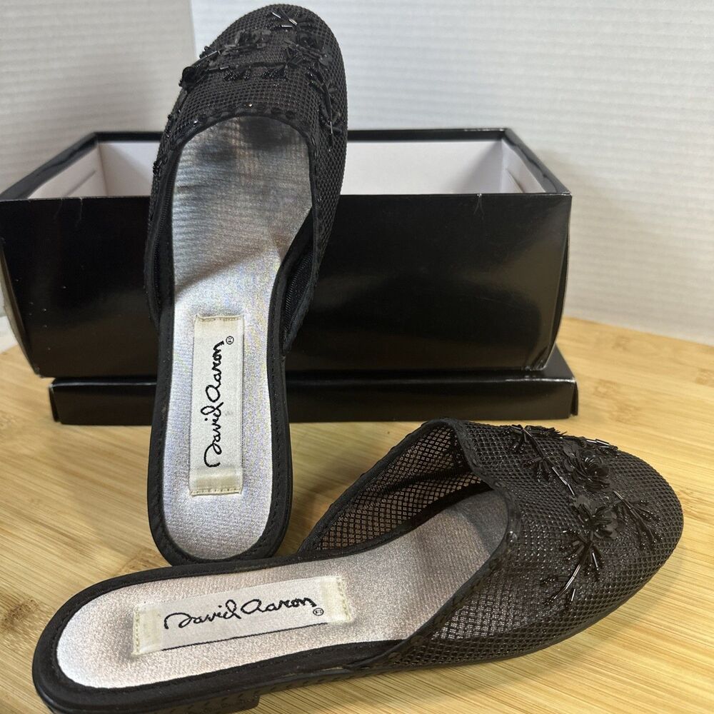david aaron shoes Toe To Heel 9.5” Black But No Size In Shoes. New Without Box